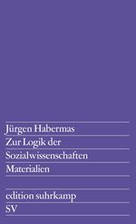 ISBN 9783518104811: Zur Logik der Sozialwissenschaften - Materialien