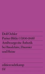 DOLF OEHLER: Pariser Bilder I (1830 -184 DOLF OEHLER: Pariser Bilder I (1830 -184