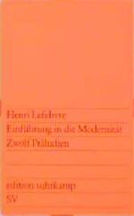 ISBN 9783518108314: Einführung in die Modernität. Zwölf Präludien