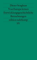 Von Europa lernen - entwicklungsgeschichtl. Betrachtungen