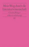 ISBN 9783518123126: Mein Weg durch die Literaturwissenschaft - 1968–1998