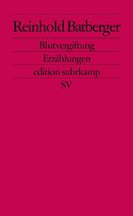 ISBN 9783518123720: Blutvergiftung