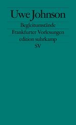 ISBN 9783518124260: Begleitumstände – Frankfurter Vorlesungen