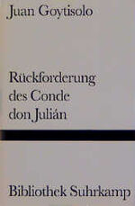 ISBN 9783518221877: Rückforderung des Conde don Julian (Bibliothek Suhrkamp 1187)