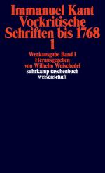 Immanuel Kant: Vorkritische Schriften bi