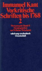 Immanuel Kant: Vorkritische Schriften bi