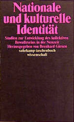 ISBN 9783518285404: Nationale und kulturelle Identität