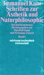 ISBN 9783518291177: Schriften zur Ästhetik und Naturphilosophie 2 - Text und Kommentar