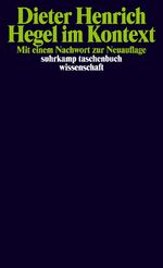 ISBN 9783518295380: Hegel im Kontext