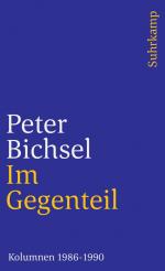 ISBN 9783518395271: Im Gegenteil - Kolumnen 1986–1990