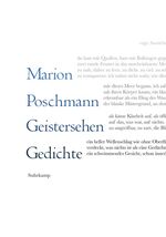 ISBN 9783518421291: Geistersehen – Gedichte