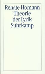 ISBN 9783518582633: Theorie der Lyrik – Heautonome Autopoiesis als Paradigma der Moderne