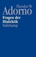 ISBN 9783518587683: Nachgelassene Schriften. Abteilung IV: Vorlesungen – Band 11: Fragen der Dialektik (1963/64)