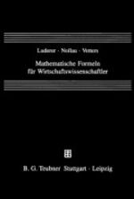 ISBN 9783519002475: Mathematische Formeln für Wirtschaftswissenschaftler