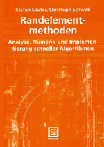 ISBN 9783519003687: Randelementmethoden – Analyse, Numerik und Implementierung schneller Algorithmen
