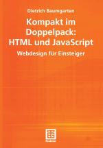 ISBN 9783519003816: Kompakt im Doppelpack: HTML und JavaScript - Webdesign für Einsteiger