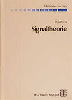 ISBN 9783519061786: Signaltheorie