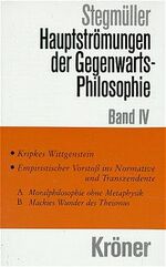 ISBN 9783520415011: Hauptströmungen der Gegenwartsphilosophie. Eine kritische Einführung