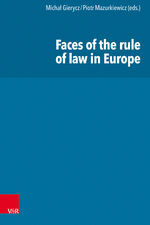 ISBN 9783525302583: Faces of the rule of law in Europe