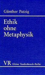 ISBN 9783525334935: Ethik ohne Metaphysik