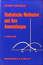 ISBN 9783525407172: Statistische Methoden und ihre Anwendungen