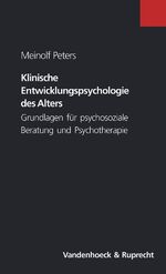 ISBN 9783525462195: Klinische Entwicklungspsychologie des Alters - Grundlagen für psychosoziale Beratung und Psychotherapie