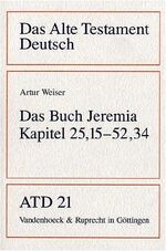 Das Buch Jeremia – Kapitel 25,15–52,34