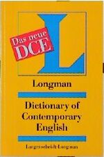 Longman Dictionary of Contemporary English (DCE)