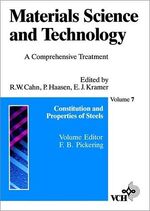 ISBN 9783527268207: Materials Science and Technology - A Comprehensive Treatment / Constitution and Properties of Steels Cahn,R.W.(ed.)/Haasen,P.(ed.)/Kramer,E.J.(ed.)