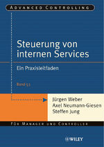 ISBN 9783527502622: Steuerung interner Servicebereiche - Ein Praxisleitfaden