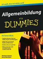 ISBN 9783527705122: Allgemeinbildung für Dummies. Fachkorr. von Hilmar Duerbeck ...