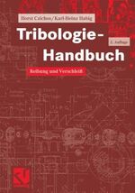 Horst Czichos Karl-Heinz Habig Klaus Ger Horst Czichos Karl-Heinz Habig Klaus Ger