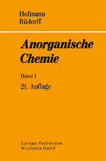 ISBN 9783528182212: Anorganische Chemie