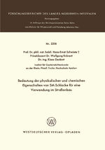 ISBN 9783531022185: Bedeutung der physikalischen und chemischen Eigenschaften von SM-Schlacke für eine Verwendung im Straßenbau