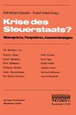 Krise des Steuerstaats? - Widersprüche, Perspektiven, Ausweichstrategien