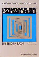 ISBN 9783531114941: Innenpolitik und politische Theorie - Ein Studienbuch