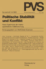 ISBN 9783531116525: Politische Stabilität und Konflikt – Neue Ergebnisse der makroquantitativen Politikforschung