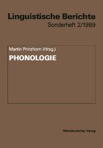 ISBN 9783531120386: Phonologie / Martin Prinzhorn / Taschenbuch / Linguistische Berichte Sonderhefte / Paperback / 280 S. / Deutsch / 1990 / VS Verlag fr Sozialwissenschaften / EAN 9783531120386