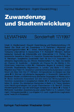 ISBN 9783531130972: Zuwanderung und Stadtentwicklung