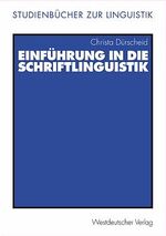 Einführung in die Schriftlinguistik