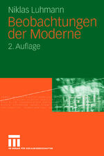 ISBN 9783531322636: Beobachtungen der Moderne