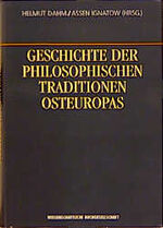 ISBN 9783534005963: Geschichte der philosophischen Traditionen Osteuropas