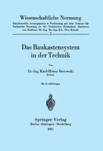 ISBN 9783540027744: Das Baukastensystem in der Technik