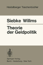 ISBN 9783540069188: Theorie der Geldpolitik