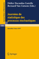 ISBN 9783540086581: Journees de Statistique des Processus Stochastiques – Proceedings, Grenoble, juin 1977