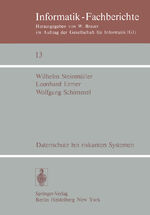 ISBN 9783540086840: Datenschutz bei riskanten Systemen - Eine Konzeption entwickelt am Beispiel eines medizinischen Informationssystems