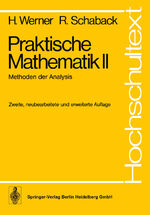 ISBN 9783540091936: Praktische Mathematik; Teil: 2., Methoden der Analysis.