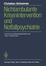 ISBN 9783540164159: Nichtambulante Krisenintervention und Notfallpsychiatrie