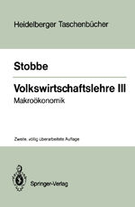 ISBN 9783540181729: Volkswirtschaftslehre III