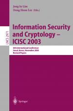 ISBN 9783540213765: Information Security and Cryptology - ICISC 2003 – 6th International Conference, Seoul, Korea, November 27-28, 2003, Revised Papers